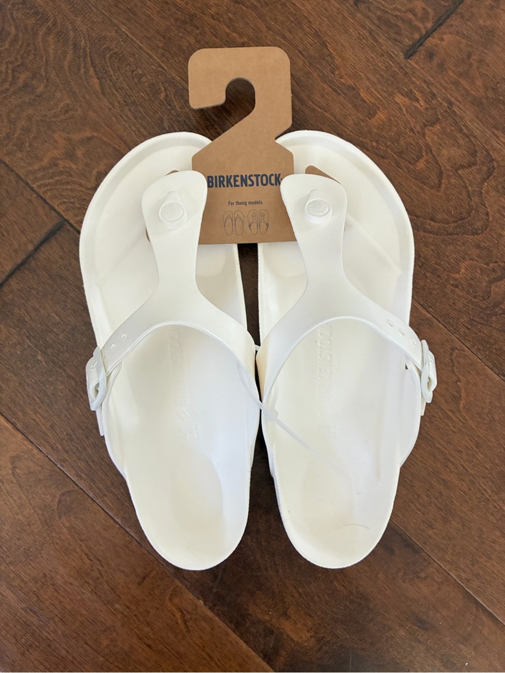 Birkenstock Gizeh EVA White Sandals NEW size 41 EU - Picture 4 of 8